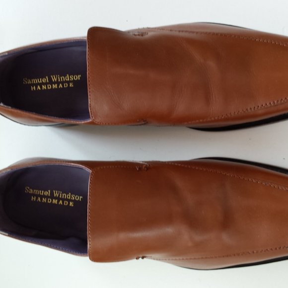 Samuel Windsor brown leather brogues main image 16